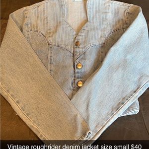 Vintage roughrider denim jacket